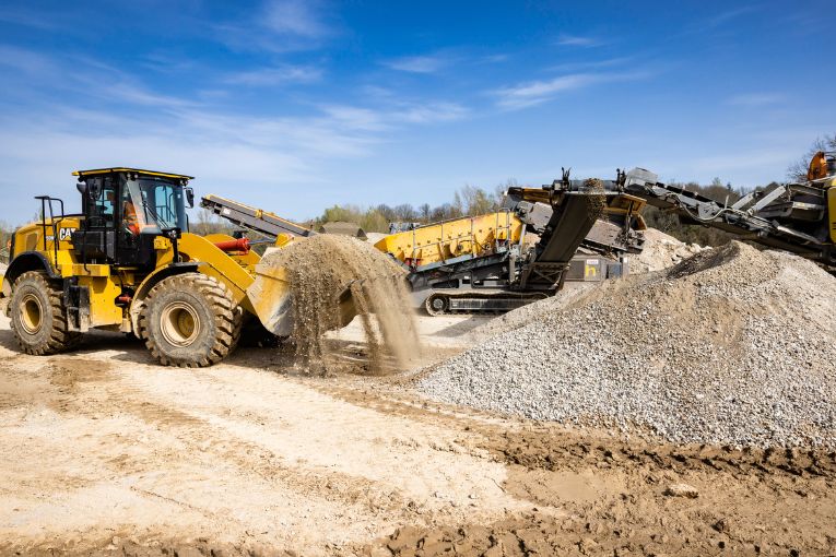 Plate-forme de recyclage de Cemex, à Toulouse (31). [©Cemex]