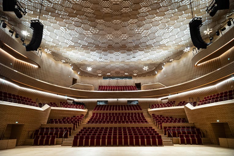 Prix innovation/développement durable – Werey Stenger Plâtre et Staff – La Seine Musicale. [©Gilles Delacuvellerie]