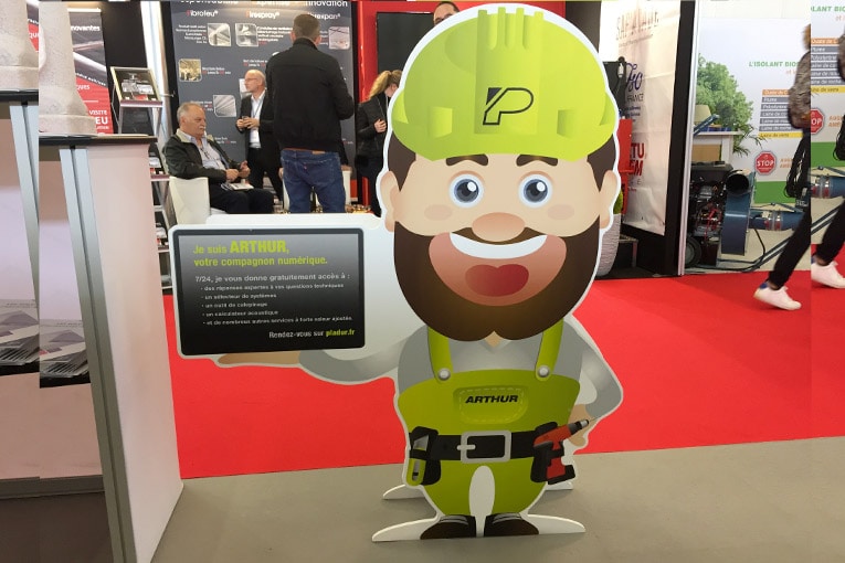 Pladur a mis en avant son application Arthur. [©ACPresse]