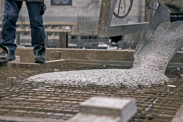 Coulage d’un béton frais