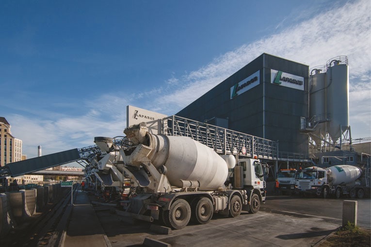 Centrale à béton Lafarge de Pantin (93)