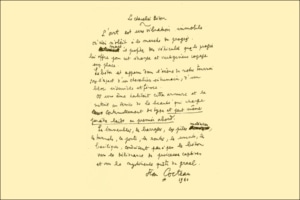 [©Archives Jean Cocteau]