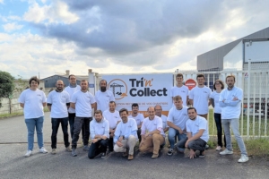 L'équipe de Tri'n'Collect assure la gestion des déchets sur chantier. [©Tri'n'Collect]