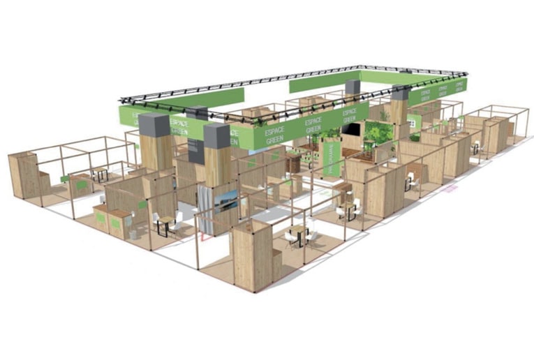 Pour l'édition 2022, Batimat met l'accent sur la construction bas carbone. [©Batimat]