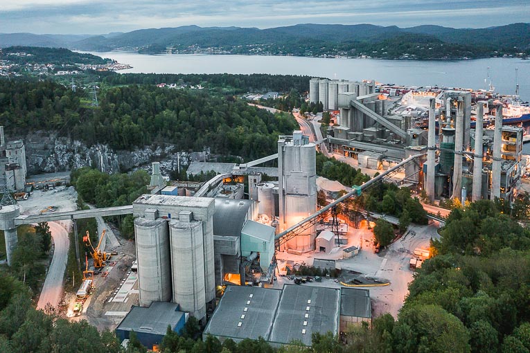  Le site Heidelberg Materials de Brevik, en Norvège.
[©Heidelberg Materials]
