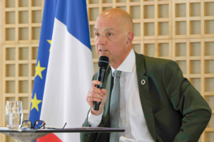 Stéphane Le Guirriec, directeur général du Cérib et président du réseau des CTI. [©Réseau CTI - Couverture du Cop 2024-2027 Industrie du Béton. ©Cérib]