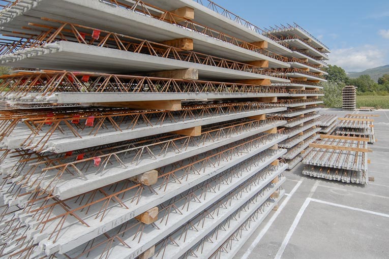 Poutrelles treillis.