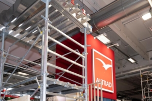 La tour Staflex Multidynamic d’Altrad Coffrage et Etaiement voit l’arrivée de nouveaux cadres plus légers. [©ACPresse]