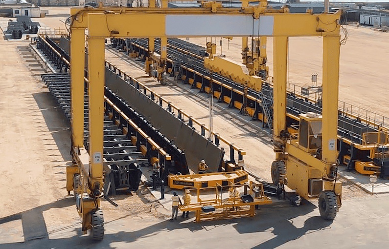 Moldtech a fourni au chantier deux lignes de production jumelles. [©Moldtech]