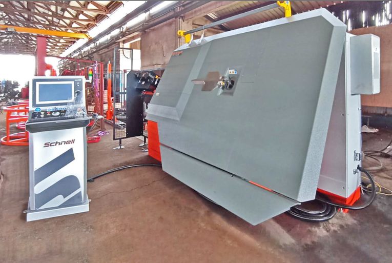 La cadreuse automatique Prima 13 3D de Schnell a été installée par RSP dans l’usine de Sermetal Réunion. [©RSP]