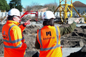 Materrup et Eovest se sont associés pour la construction de l’ensemble scolaire et socio-culturel “Cœur de Village II” à Sanguinet, dans les Landes [©Materrup]