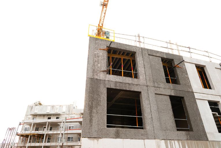 Murs porteurs en béton de bois de Spurgin. [©Spurgin]