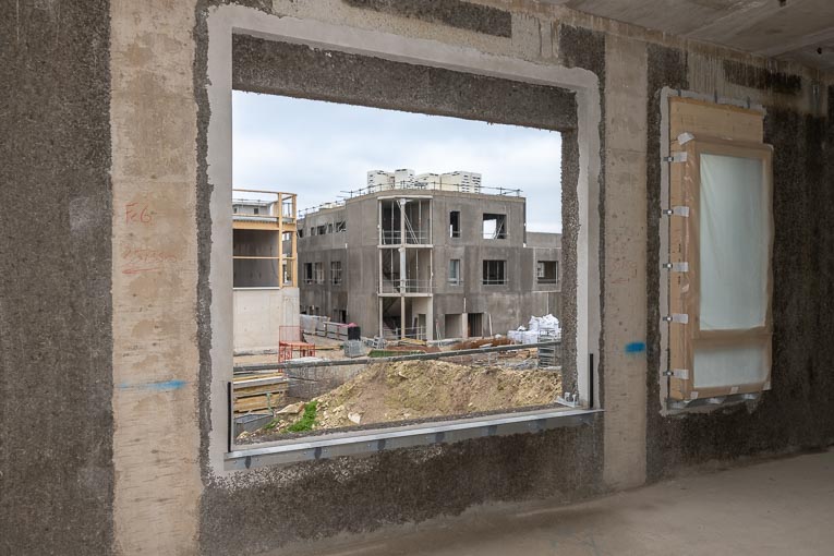 La nouvelle Cité scolaire de Sartrouville se déploie sur une parcelle d’environ 30 000 m2. [©Officina et Gianni Ranaulo Design/Guillaume Guérin]