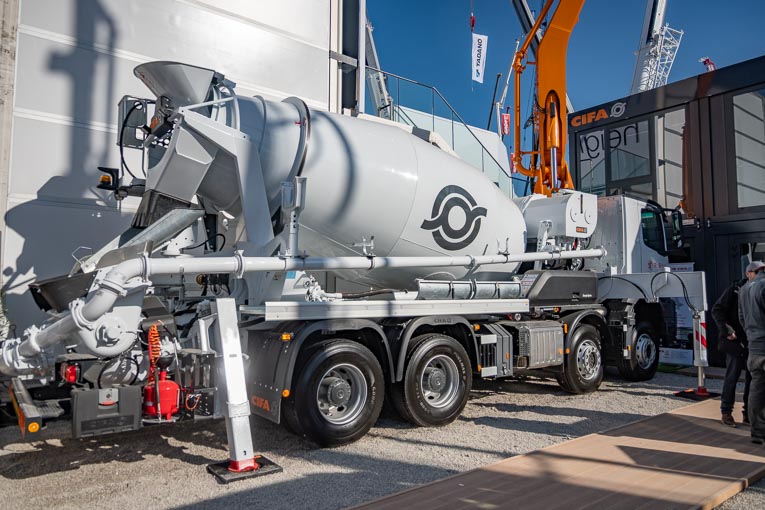 Le nouveau malaxeur-pompe MK35H de Cifa. [©ACPresse]