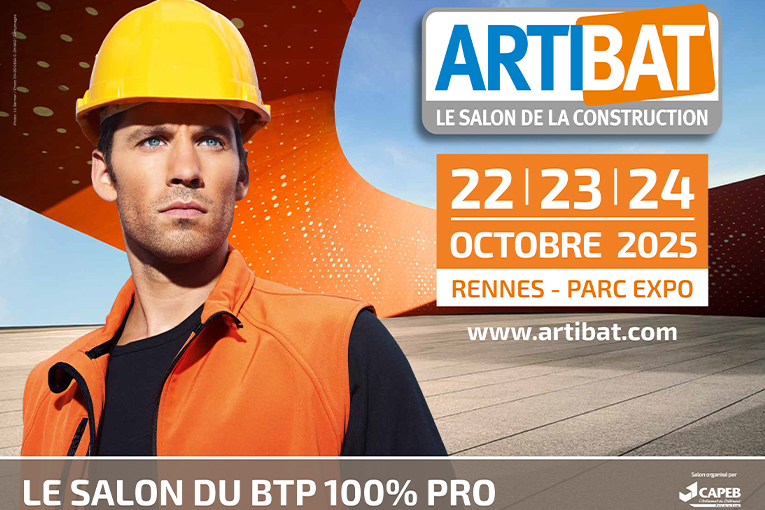Du 22 au 24 octobre 2025, le Parc Expo de Rennes accueillera la 20e édition du salon Artibat. [©Artibat]