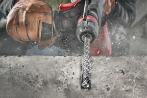 Nouvelle génération de forets SDS Plus MX4 de Milwaukee. [©Milwaukee]