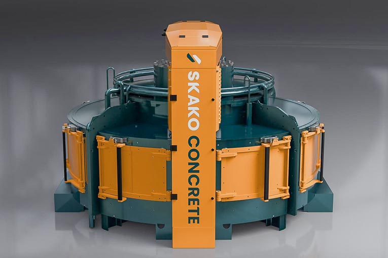 Le nouveau malaxeur Alpha (AMX) de Skako Concrete. [©Skako Concrete]