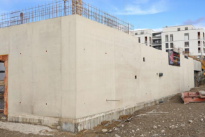 Murs GBE réalisés via le procédé GBE. [©GBE]