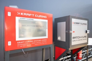 Enceinte Match-Cure et système de collecte des données de Kratf Curing. [©ACPresse]