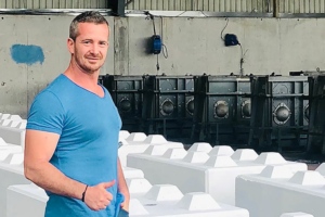 Vincent Lachaux est le Pdg de Lachaux Bétons. [©Lachaux Bétons]