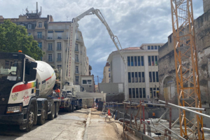 Bonifay met en œuvre son béton éco-responsable B-Green. [©Bonifay]