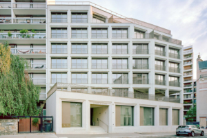 Le Pavillon de la Sirène s’est habillé d’un béton clair. [©Maxime Delvaux/Cemex]