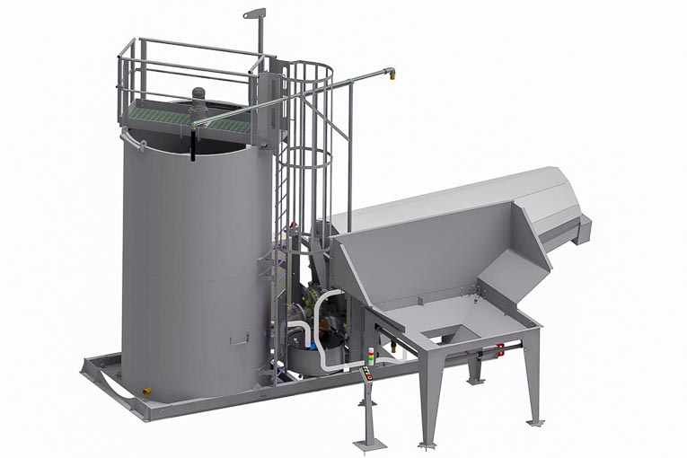 Cifa compte une solution de recyclage dans sa gamme : le Cifa Wash. [©Cifa]