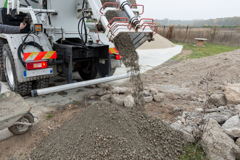 Mapei permet un recyclage chimique des retours de béton. [©Mapei]