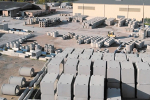 Bonna Sabla propose, d’ores et déjà, des produits en béton intégrant du ciment CEM IV. [©Bonna Sabla]