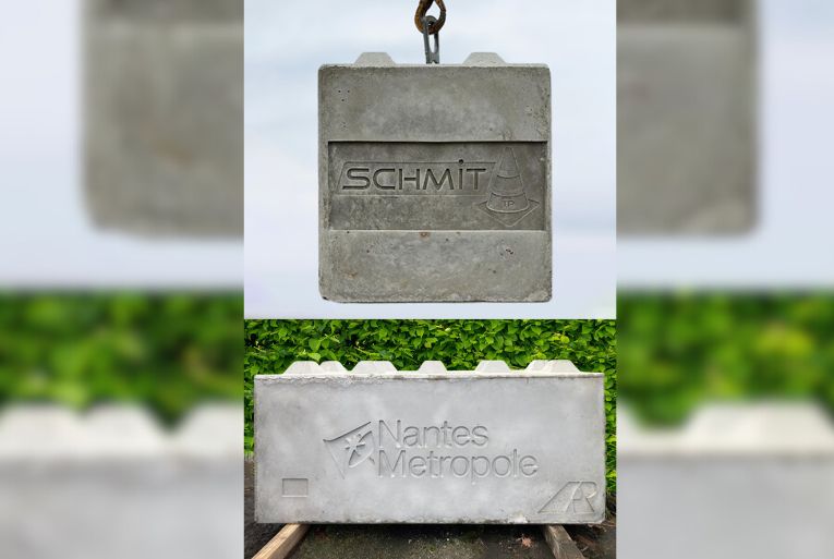 Les moules silicone sur mesure de Matrice Art permettent d’engraver les bétons... [©Matrice Art]