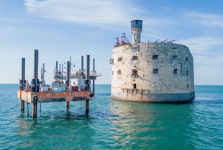 Le département de Charente-Maritime engage un programme de restauration monumentale de 36,6 M€ pour le Fort Boyard. [©Groupe Géotec]