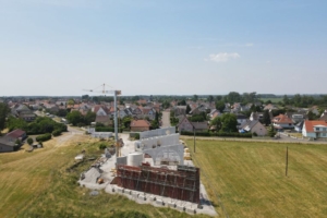 Nouveau centre technique municipal de la commune française d'Herrlisheim mis en service en 2024. [©Paschal]