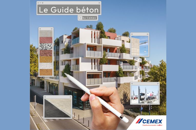 Le nouveau “Guide Béton” by Cemex est un outil à la fois technique et pédagogique. [©DR]
