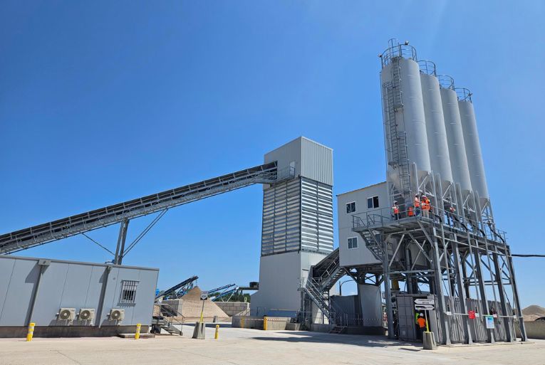Centrale à béton d’Eqiom à Entzheim. [©Eqiom]