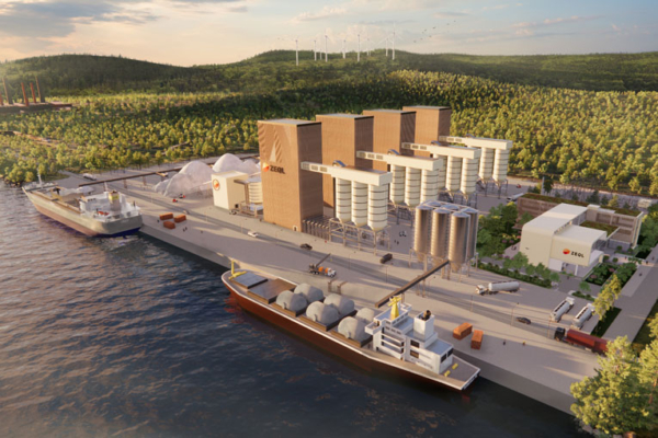 Le projet d'usine de SMA Minerals, en Norvège.  [© ThyssenKrupp Polysius]