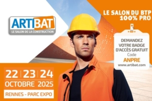 Du 22 au 24 octobre 2025, Artibat se tient au Parc des expositions de Rennes. [©Artibat]