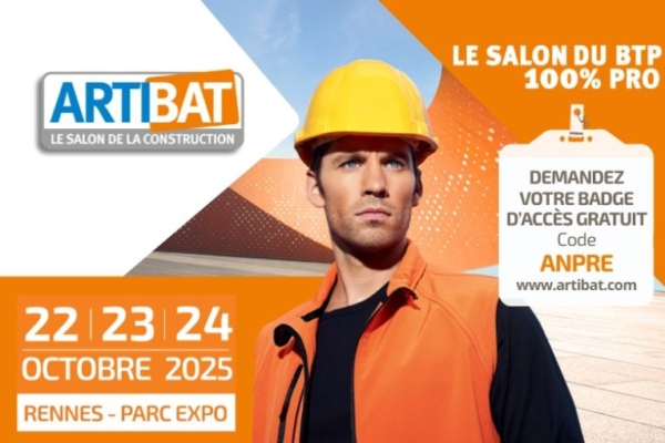 Du 22 au 24 octobre 2025, Artibat se tient au Parc des expositions de Rennes. [©Artibat]