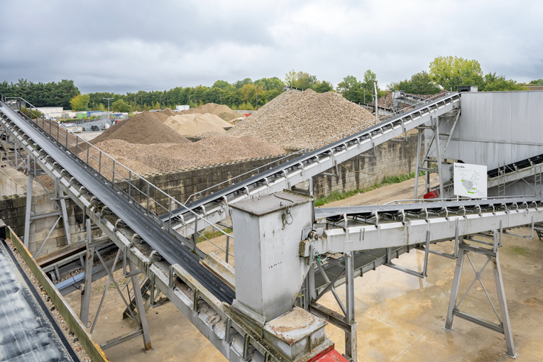 Plate-forme de recyclage d'Yprema à Emerainville en Seine-et-Marne. [©ACpresse]