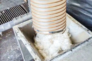 Le système de transferts des fibres synthétiques par câble de l’allemand Wessjohann est mis sur le marché français par Béton Stone Consulting. [©BSC]