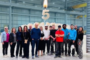 Les collaborateurs de Muance ont fêté en toute intimité leur 5 ans ! [©Muance]