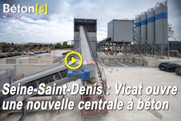 Nouvelle centrale à béton en Seine-Saint-Denis. [©ACPresse]