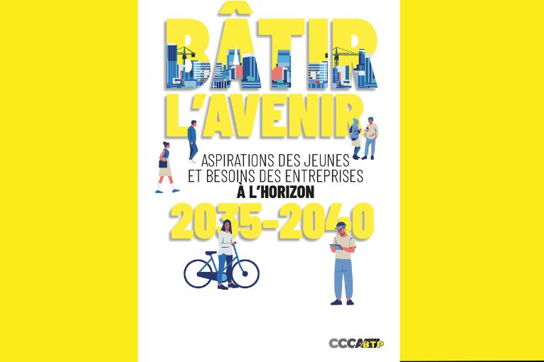 Le CCCA-BTP vient de publier une étude prospective intitulée “Bâtir l’avenir”. [©CCCA-BTP]