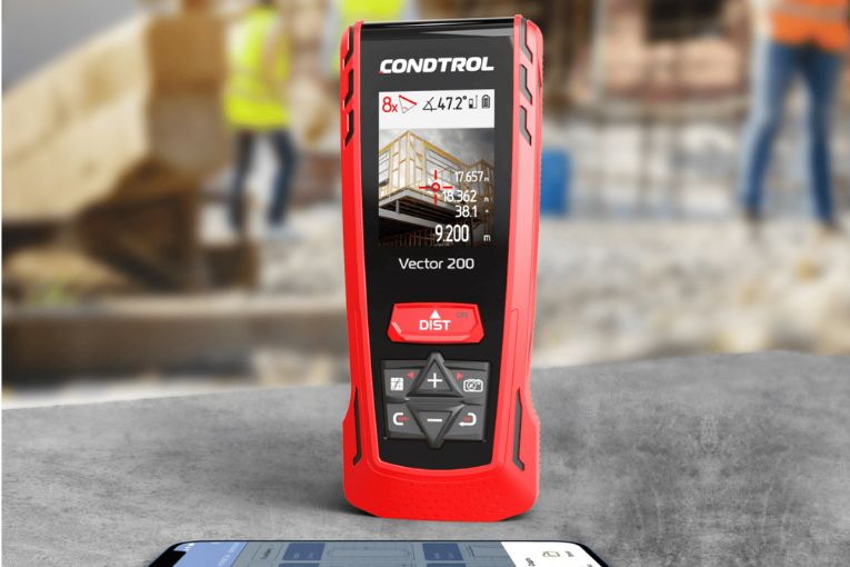 Le télémètre de mesure directe et continue Vector 200 de Condtrol dispose d’une portée comprise entre 5 cm à 200 m. [©Condtrol]