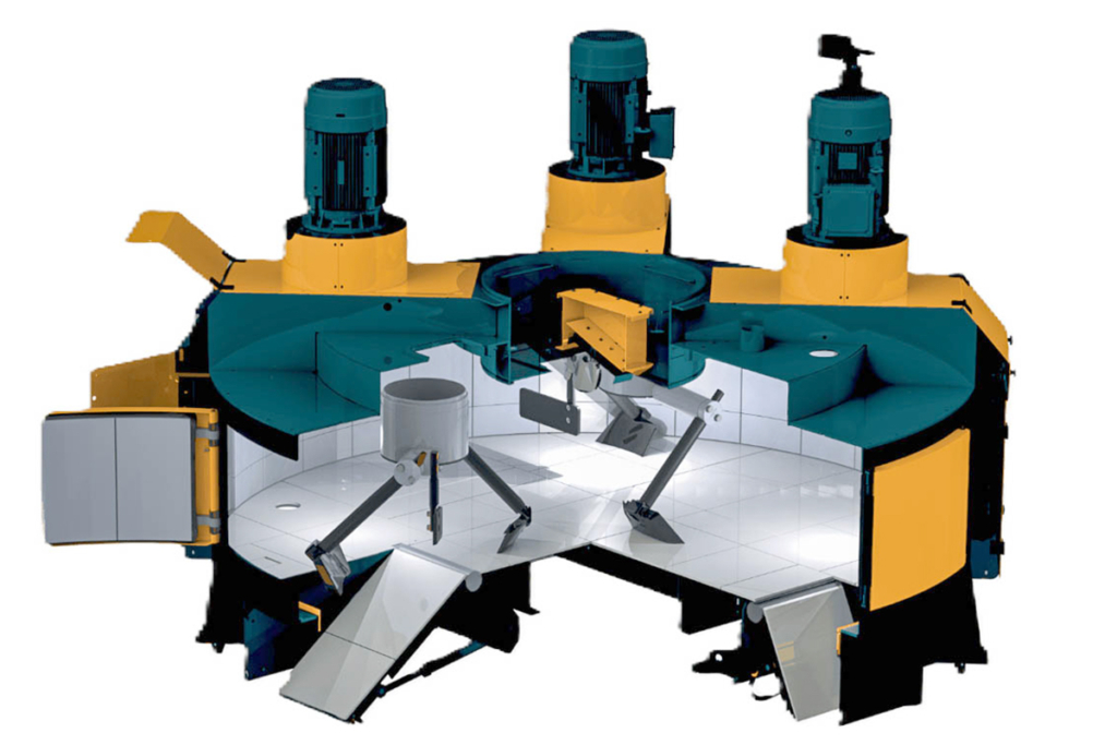 Ecorché du malaxeur planétaire Atlantis de Skako Concrete. [©Skako Concrete]