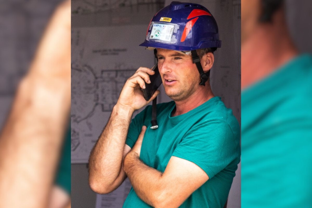 Dimitri Maroffer, chef de chantier chez Viano BTP.