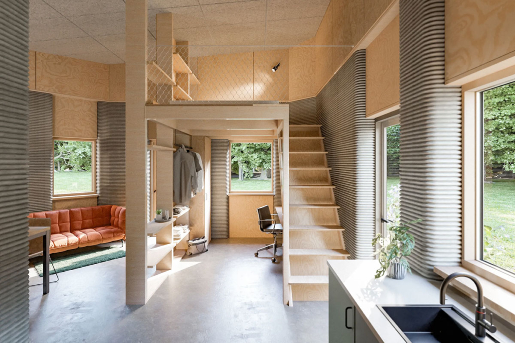 Les 6 bâtiments intègrent chacun 6 appartements de 40 à 50 m2. [©Saga/Cobod]