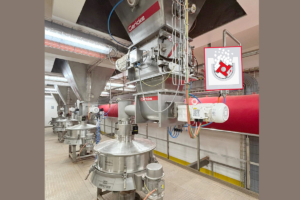 Ligne compacte de gestion des pulvérulents de Gericke. [©Gericke]